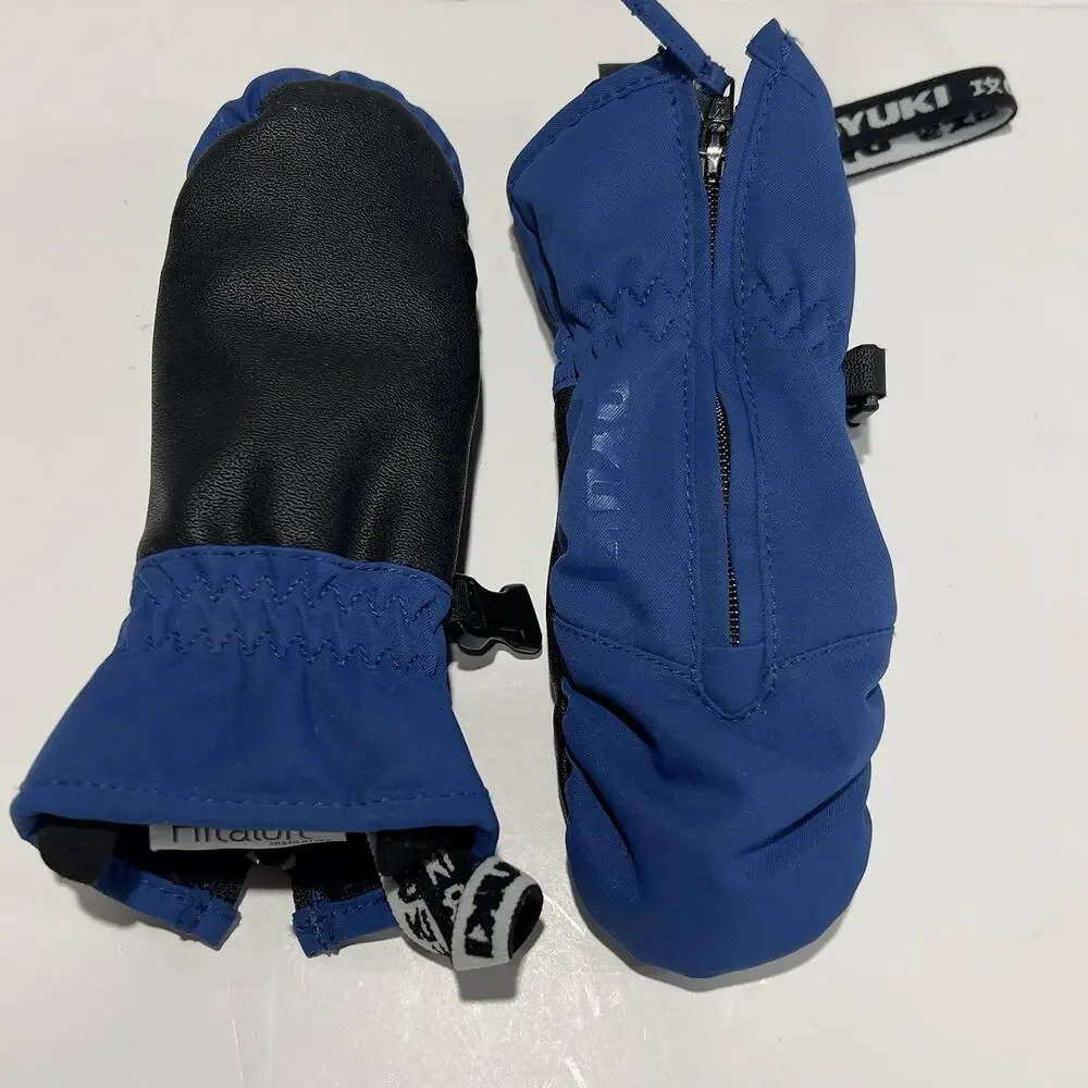 Oyuki Harumaki Kids Mittens Size 0 Royal Blue Ski Snowboard Mitts Hitaloft